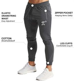 img 1 attached to Wangdo Joggers Sweatpants Workout Training Men's Clothing
