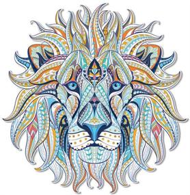 img 4 attached to 🦁 ARTEM Watercolor Folk-Custom Lion Patches Heat Transfers Iron on Stickers for DIY Tops Clothing Embellishment Applique