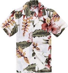 img 4 attached to Hawaiian Shirt Shorts Cabana Rafelsia