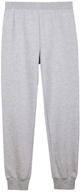 👖 comfy unacoo girls sweatpants with elastic waistband and pull-on design logo