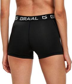 img 3 attached to G Gradual Women's Spandex Compression Volleyball Shorts: 3" /7" Workout Pro Shorts for Women - A Must-Have for Active Ladies!