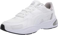 puma ascend sneaker white high black logo