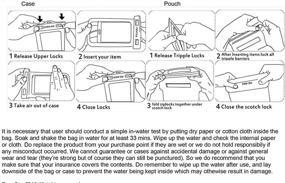 img 1 attached to 🌊 EVER SEA Waterproof Phone Case and Pouch Set - 2-Pack Including Water-Resistant Wallet