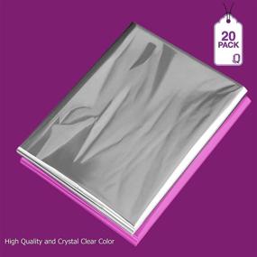 img 1 attached to 🎁 Clear PVC Shrink Bags for Gift Baskets | 32"x 40" | 20 Pack | Cellophane Shrink Wrap Basket Bags