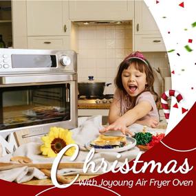 img 3 attached to 🍳 JOYOUNG 25QT Air Fryer Toaster Oven 1700W with 14 Preset Functions - Convection Oven Oil-Less, Full-Metal Structure & DualWall Glass - Includes Recipes