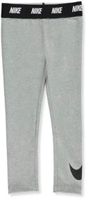 img 3 attached to NIKE Essentials Printed Leggings Heather Girls' Clothing: Perfect Performance Wear for Active Girls