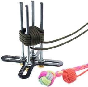 img 1 attached to 🐒 Versatile Metal Aluminum Uni-Monkey Fist Jig - Premium Color Selection - Monkey Fists 5/8 to 4 Inches - Effortless Paracord Monkey Fist Crafting