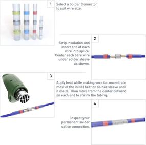 img 1 attached to 🔌 Efficiently Connect Wires with VOLT Heat Shrink Solder Connectors