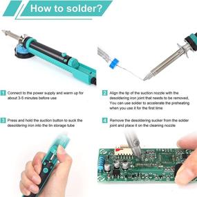 img 1 attached to Efficient Electric Desoldering: Automatic Handheld Appliance for Precision Electronics