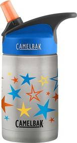 img 3 attached to 🌟 CamelBak Eddy Kids Vacuum Insulated Stainless Steel Bottle 12 oz, Retro Stars: Keep Your Kids Hydrated and Stylish