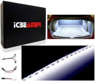 icbeamer 24 smd 2835 универсальное внутреннее освещение логотип