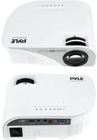 img 2 attached to 🎥 Pyle PRJG95: Compact 1080p Full HD Video Projector for Home Theater – Portable, Remote Control, HDMI & USB Inputs, LCD Led Lamp Display