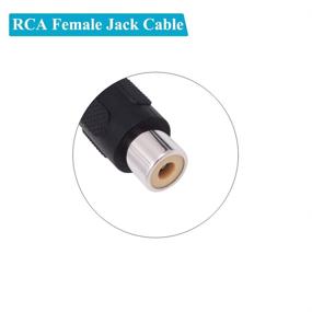 img 3 attached to 🔌 Fancasee (2 шт) Разъем для колонок RCA Female Plug Jack Connector Adapter - Высококачественный аудио-видео RCA кабель для усилителя, ресивера и колонок