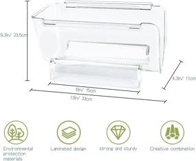 img 3 attached to Stackable Free Standing Organizer Refrigerator Countertops Furniture