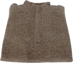 img 2 attached to Premium Quality Boys Half Zip Alpaca Wool Sweater - Handmade & 100% Alpaca Wool