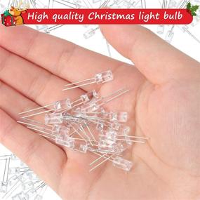 img 1 attached to 🎄 300-Piece LED 5 mm Christmas String Lights: Energy-Efficient, Connectable Mini Fairy Bulbs, Replacement Bulbs for Outdoor Home Decor, Holiday, Christmas Trees (Transparent)