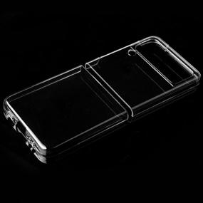 img 1 attached to 📱 Clear Phone Case for Samsung Galaxy Z Flip 3 5G - Ultra Thin PC Hard Full Protection Cover