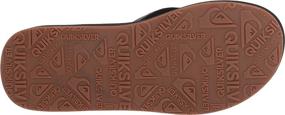 img 1 attached to Quiksilver Flip Flop Tan Pattern_1 Carver Nubuck