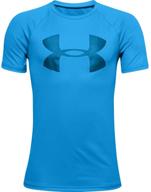 👕 рубашка under armour короткий рукав мальчиковый размер medium - активная одежда для оптимального комфорта и производительности. логотип