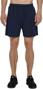 img 2 attached to 🏃 GGK Men's 5 Inch Running Shorts: Quick Dry Lightweight Workout Gym Training Shorts with Back Zipper Pockets