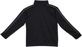 img 1 attached to 👕 Мальчикам костюм Spalding Side Stripe Tricot для атлетических тренировок - черный, размер 10/12