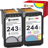 🖨️ high-quality remanufactured ink cartridge for canon pg-243 cl-244 – perfect for pixma series, tr4522, mg2922, and more - 2-pack logo