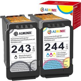 img 4 attached to 🖨️ High-Quality Remanufactured Ink Cartridge for Canon PG-243 CL-244 – Perfect for Pixma Series, TR4522, MG2922, and More - 2-Pack