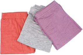 img 3 attached to 🚴 3-Pack Girls' Bike Shorts: Athletic Dance Leggings for Under Dresses, Safe Active Shorts Underwear