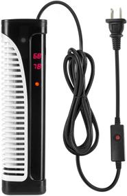 img 4 attached to 🐠 Adjustable HITOP Submersible Aquarium Heater: 100W/200W/300W/400W/500W, Suitable for Large Fish Tanks up to 150 Gallons, Includes Sturdy Protective Cover and Thermometer for Optimal Performance