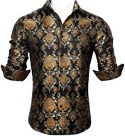 🌸 barry wang paisley flower shirts: elevate your style with leisure men's clothing logo