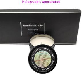 img 3 attached to 🕯️ Waterproof Holographic Candle Safety Labels Sticker Decal - 500 Pieces Per Roll for Candle Jars, Tins, and Votives by PMCDS2G