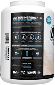 img 2 attached to Gluten-Free Quattro Soft Serve Vanilla Ice Cream Protein Powder by Magnum Nutraceuticals - Ideal for Men & Women (4 lbs.)