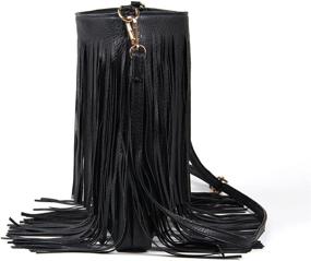 img 3 attached to 👜 Women's Handbags & Wallets with Fringe Tassel Accents for a Trendy, Leisurely Look