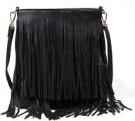 👜 women's handbags & wallets with fringe tassel accents for a trendy, leisurely look logo