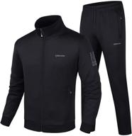🏃 guanzizai tracksuit sweatsuit: the ultimate men's athletic running clothing for active lifestyles logo