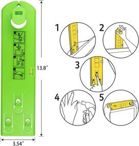 img 2 attached to 🎃 Halloween Picture Hanging Kit - 220pc Heavy Duty Photo Hanger Set with Wire, Hooks, Nails, and Levels