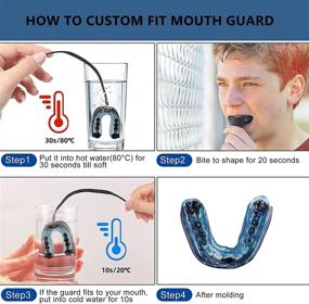 img 1 attached to Football Mouthpiece Basketball Professionals Beginners