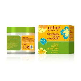 img 3 attached to 🌿 Alba Botanica Hawaiian Aloe & Green Tea Oil-Free Moisturizer - 3 oz (Pack of 2)