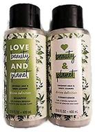 🥥 coconut milk and white jasmine shampoo and conditioner set | beauty & planet logo