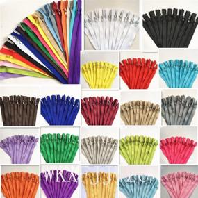 img 1 attached to 40pcs Mix Nylon Coil Zippers Tailor Sewer Craft (23.6 Inch) 60cm Crafter's & FGDQRS - 20 Colors