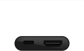 img 2 attached to 💻 Belkin USB-C to HDMI Adapter with 4K UHD Video Support and 60W Passthrough Power for MacBook Pro (AVC002btBK)