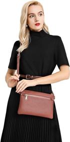 img 3 attached to Patterned Detachable Crossbody Shoulder Handbags for Women - Includes Wallet