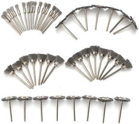 img 3 attached to Rocaris 45PC Rotary Tool Steel Wheel Brushes Set - Enhanced Accessories for Optimal Performance