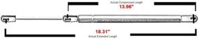 img 1 attached to Gas Spring Lift Support Shocks Struts for 1998-2002 Accord - Pair of Front Hood Supports (2x)