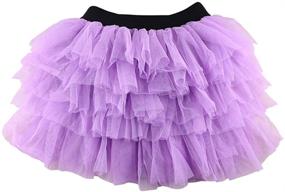 img 1 attached to Stylish Wennikids Girls' Purple Chiffon 👗 Pettiskirt: Perfect Clothing for Fashionable Skirts & Skorts