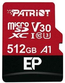 img 1 attached to 📱 Patriot 512GB EP Серия A1 / Поддержка V30 microSD-карты SDXC: Идеально подходит для смартфонов и планшетов на базе Android с оптимизацией приложений 4K - PEF512GEP31MCX