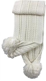 img 1 attached to Аксессуары для девочек из фуксии из вязаного шерпы: Оставайтесь уютными и стильными с Nice Caps!