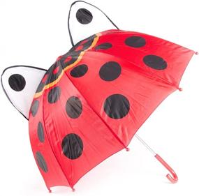 img 3 attached to Cloudnine Childrens Ladybug Umbrella Full