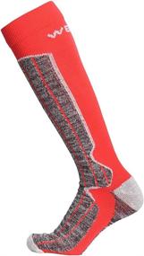 img 3 attached to 🧦 Warm and Durable Ski Socks for Winter Sports - WEIERYA Men Women 2 Pairs