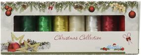 img 1 attached to Mettler PolySheen Metallic Christmas Embroidery